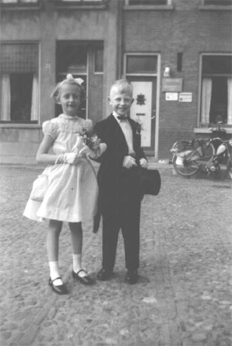 Jan,trouwdag Kees en Tine